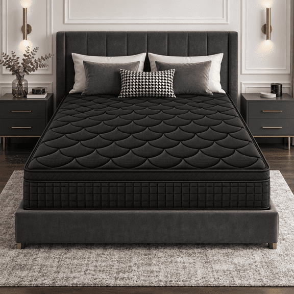 YunChuHome 10 Inch Mattress King Size, Memory Foam Hybrid Mattresses in a Box, Pocket Springs for Motion Isolation, Breathable, Pressure relief