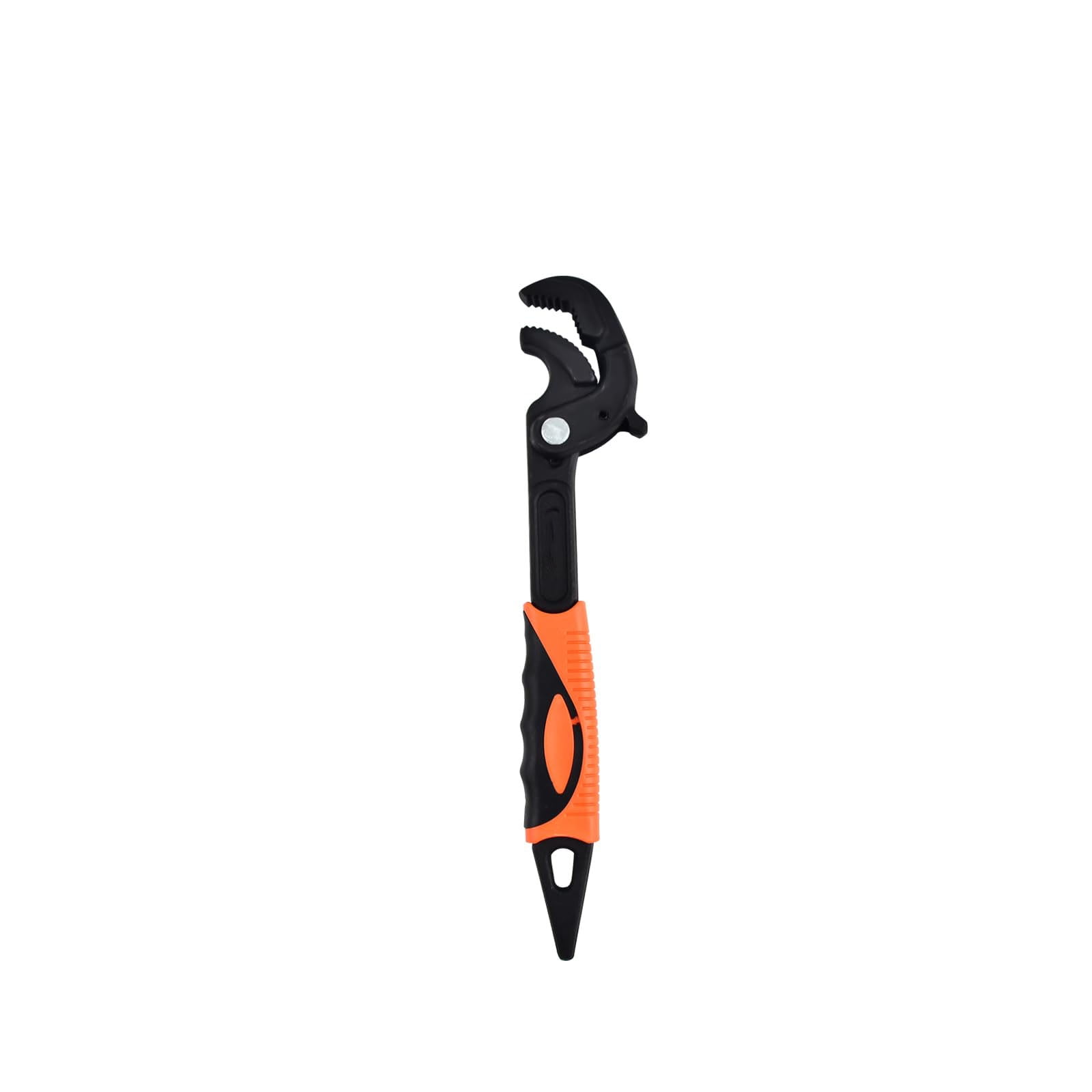 10 Inch Multi-Function Wrench, Universal Wrench, Adjustable Wrench, Pipe Wrench, Live Pipe Wrench, Plumber Wrench, Orange-Black