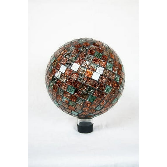 10 Inch Multicolor Tile Gazing Globe