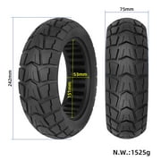 10 Inch Off Road Solid tire,10 2.75 6.5 Tubeless Tire,70 65 6.5 Replacement For Balance Car Electric Scooter,Rubber Black 242 75Mm