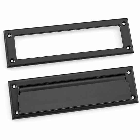 10 Inch Oil Rubbed Bronze Solid Heavy Duty Door Mail Slot with Inner Frame