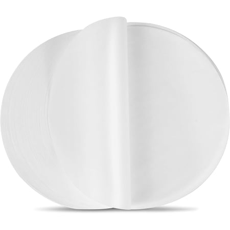 10 Inch Parchment Paper Rounds, Set of 200 Baking Parchment Rounds, Non Stick Pre-cut Baking Parchment Paper, Premium Round Parchment Liners for Cake Pan