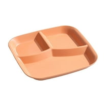 10 Inch Portion Control Divided Plates for Healthy Eating,Unbreakable Wheat Straw Dinner Plate BPA Free,Plates for Kids Adults Picnic,Reusable Plates