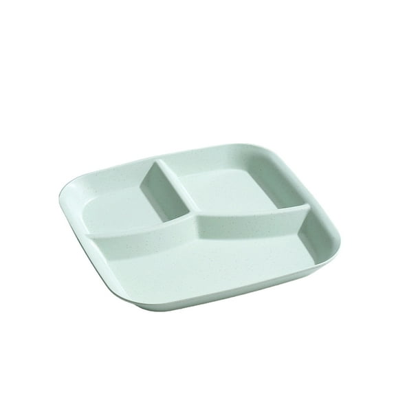 10 Inch Portion Control Divided Plates for Healthy Eating,Unbreakable Wheat Straw Dinner Plate BPA Free,Plates for Kids Adults Picnic,Reusable Plates