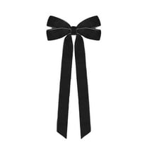 10 Inch Pre-Made Velvet Ribbon Bow For Christmas Tree Decoration, Crafted From Soft Velvet Fabric With Stitched Edges And Tight Weaving, Ideal For Adorning Doors Wreaths Garlands
