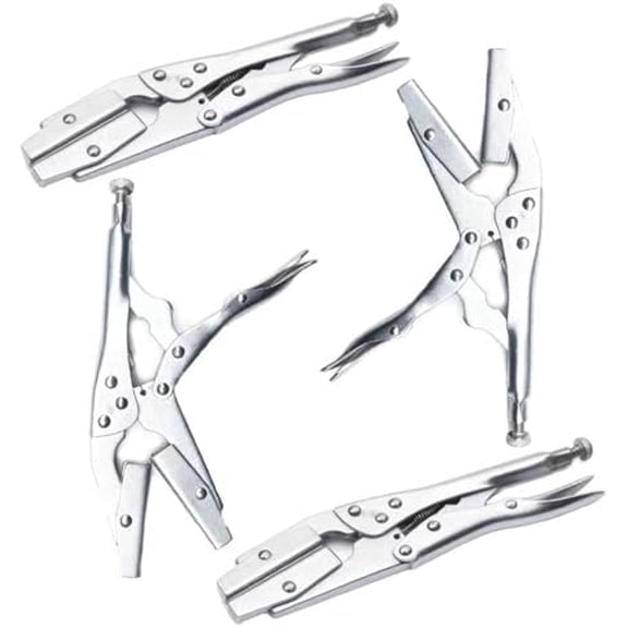 10-Inch Radiator Hose Clamp Pliers Set 4-Pack, Heavy Duty Self-Locking Pinch Off Tool for Automobile Radiator Pipes, Fuel Hoses, Water & Vacuum Lines$$Plumbing & HVAC