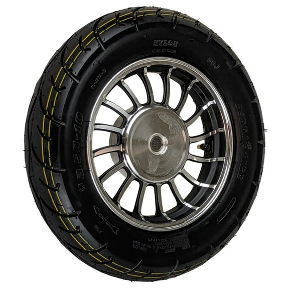 10" Inch Rear Wheel and 3.5-10 Tire Assembly for 50cc Scooter Moped GY6 QMB139 for Drum Brake units Sunny TaoTao