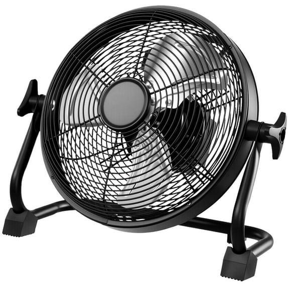 10 Inch Rechargeable Camping Fan – 360° Manual Rotation, Battery Operated with 3 Speeds – Portable Fan for Tent, RV & Outdoor Use (USB Charging, 20+ Hour Runtime)