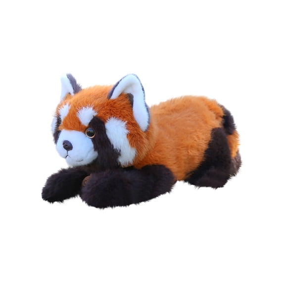 10 Inch Red Panda and Fox Plush Toy, Soft Adorable Stuffed Animal Pillow for Home Decor Relaxation Birthday Gifting