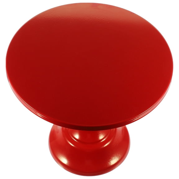 NIAIZEK Red Round Iron Cake Stand Luxury Design for Wedding Birthday Party Home Use and Stylish