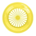 thumbnail image 1 of 10 Inch Paper Plate Holders Reusable Round Paper Plate Holder Set with Snap-In Grooves for Dinner Dishwasher Safe Yellow, 1 of 6