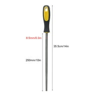 OTVIAP Mill File, 8in Flat Mill File Smooth Blade With Handle File ...