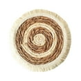 thumbnail image 1 of 10 Inch Round Placemats for Dining Tables Rustic Handmade Table Mats Natural Braided Place Mats for Heat Resistant/Anti-Slip/Decoration, 1 of 6
