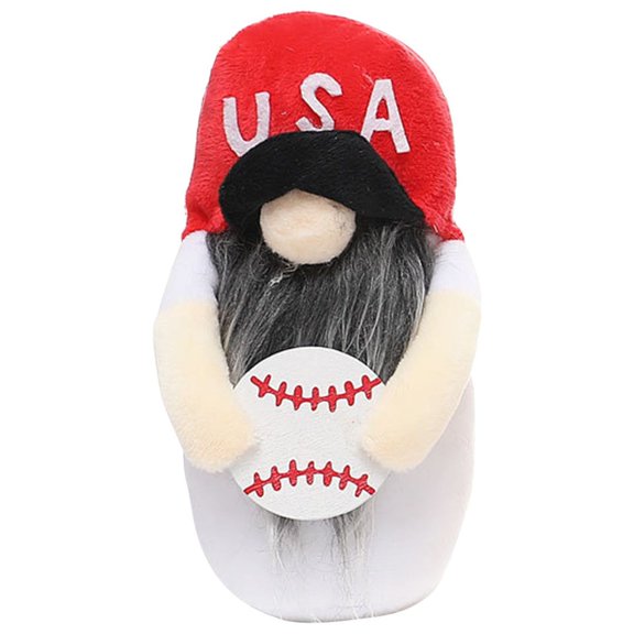 10 Inch Rudolph Gnome Doll Decoration, Sports Basketball Football Rugby Gnome, Goblin Elf Doll for Desk Sofa Bookshelf Table Bedside Christmas Tree Backyard Fireplace