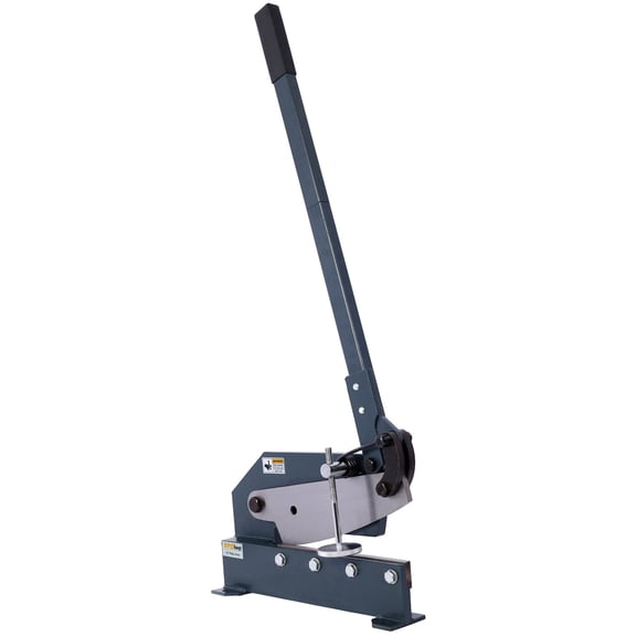 10-Inch Sheet Metal Shear for Cutting, High Precision Manual Hand Plate Shear with Solid Steel Frame