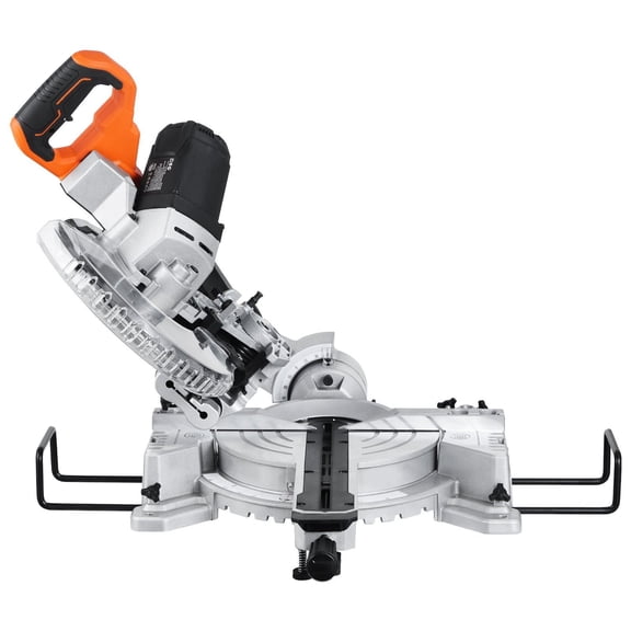10-Inch Sliding Compound Miter Saw* with 15 Amp Motor, 60-Tooth Blade, Double Bevel & Corded Power  Precision Woodworking Tool