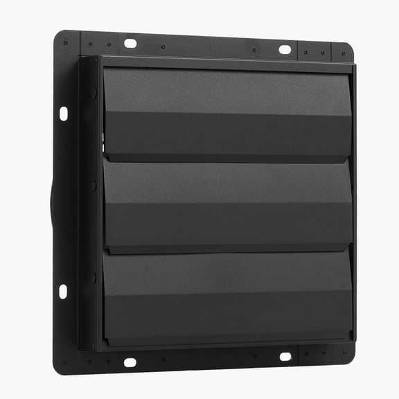 10 Inch Smart Programmable Exhaust Fan with Variable Speed Temperature Control 1000 CFM EC Motor Timer Wall Mounted for Attic Shed Garage Greenhouse Ventilation Cooling Black