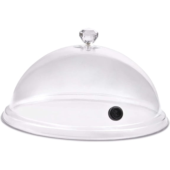 10 Inch Smoking Gun Dome for Plates Glasses Bowls, Smoke Infuser Cloche, Smoke Infuser Accessory Lid