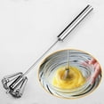 thumbnail image 1 of 10 Inch Stainless Steel Eggbeater,Rotating Semi-Automatic Eggbeater,Allows you to stir Easily Without Feeling Tired,Used for Making Cream of Egg Beater, 1 of 5