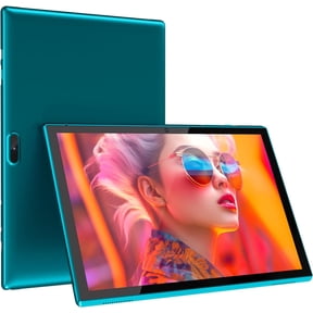 10 Inch Tablet, Android 14 Tablet, Quad-Core Processor Tableta Computer with 32GB ROM 6GB RAM 8MP Camera WiFi BT 10.1 in HD Display, 6000mAh Long Battery Life Tablet. Navy