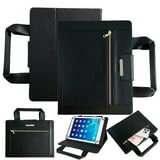 10 Inch Tablet Case with Handle and Zipper Pocket, Portable Folio Stand ...