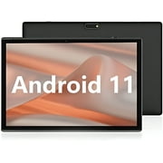 10 Inch Tablet, Google Android 14 Tablet, Quad-Core Processor Tableta Computer with 32GB ROM 6GB RAM 8MP Camera WiFi BT 10.1 in HD Display, 6000mAh Long Battery Life Tablet, Gray