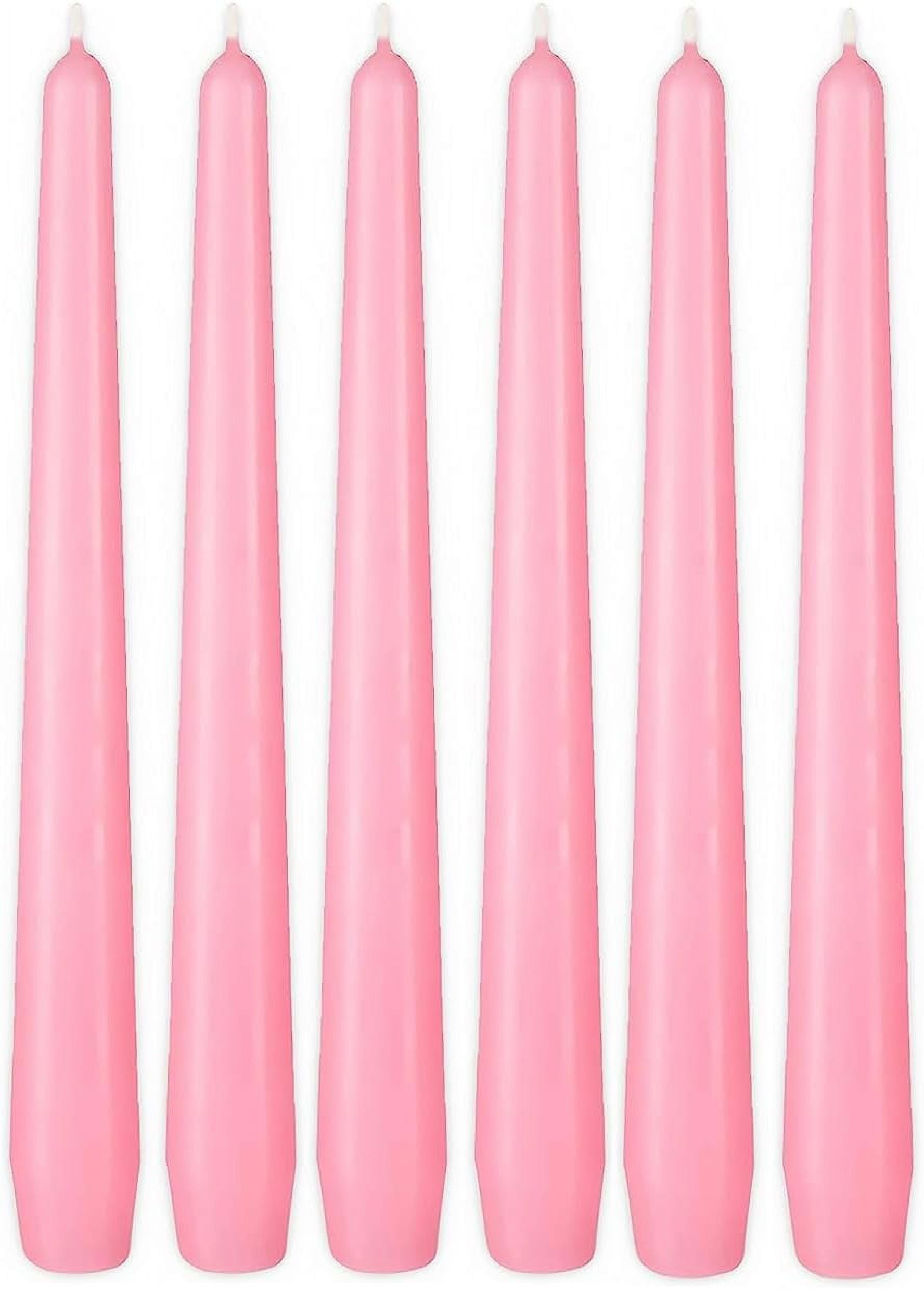 10 Inch Taper Candles Dripless & Unscented Made In Europe 7.5