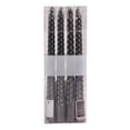 thumbnail image 1 of 10 Inch Taper Candles Set of 4, Unscented Tapered, Fancy Dinner, Tall Candle Sticks, Party Decorations, Black, 1 of 6