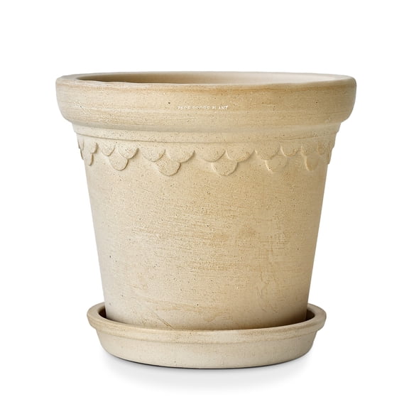 10 Inch Terracotta Planter Unglazed Natural Ceramic Pot with Drainage Hole Hand-Crafted Weather-Resistant for Indoor Outdoor Plants