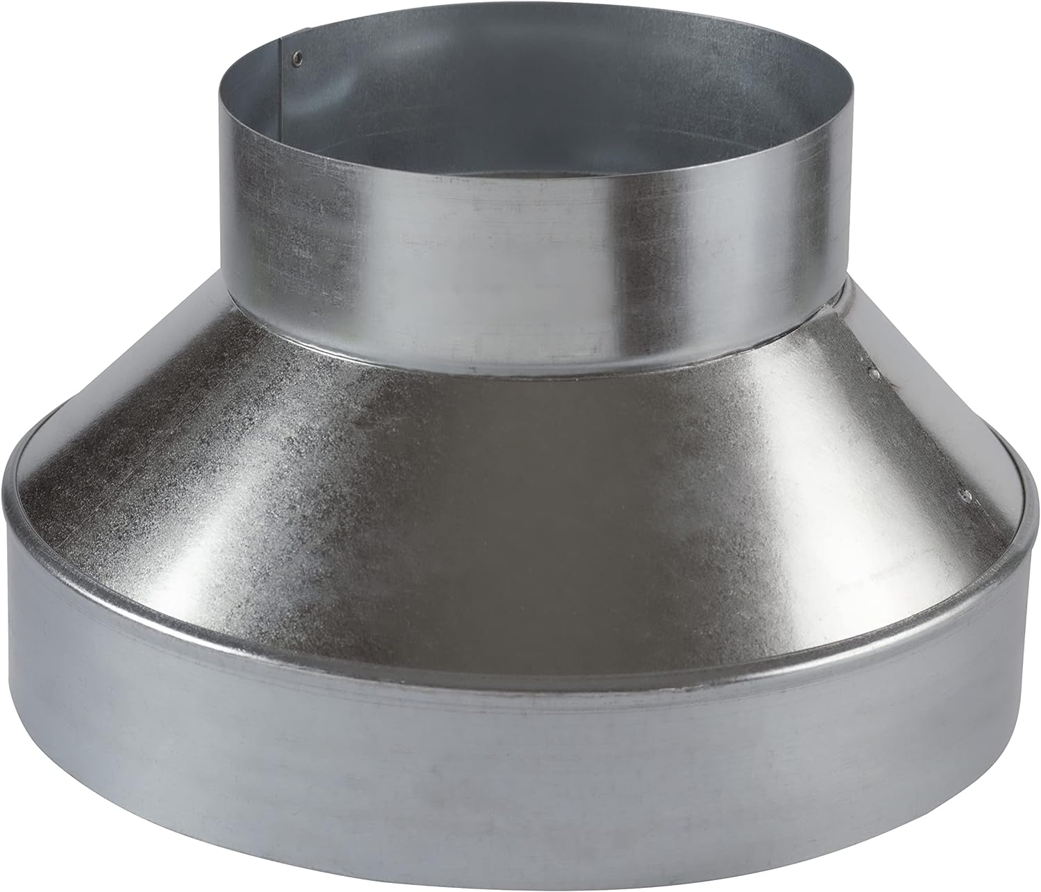 10 Inch To 6 Inch HVAC Duct Reducer & Increaser 26 Gauge Galvanized