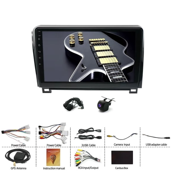 10" Inch Touch Screen GPS Navigation System, Suitable for Cars, Trucks and Campers, Equipped with Reverse Camera, Microphone. Navigation System Capacity: 4-Core 4+64G,Applicable to the United States