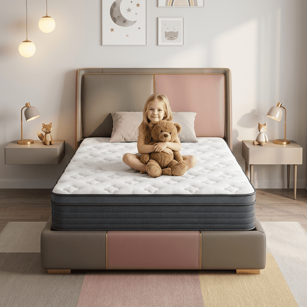 10 Inch Twin Size Hybrid Mattress with Cooling Gel Memory Foam and Pocket Springs Medium Firm Support CertiPUR US Certified Fiberglass Free Motion Isolation Pressure Relief Back Pain Relief
