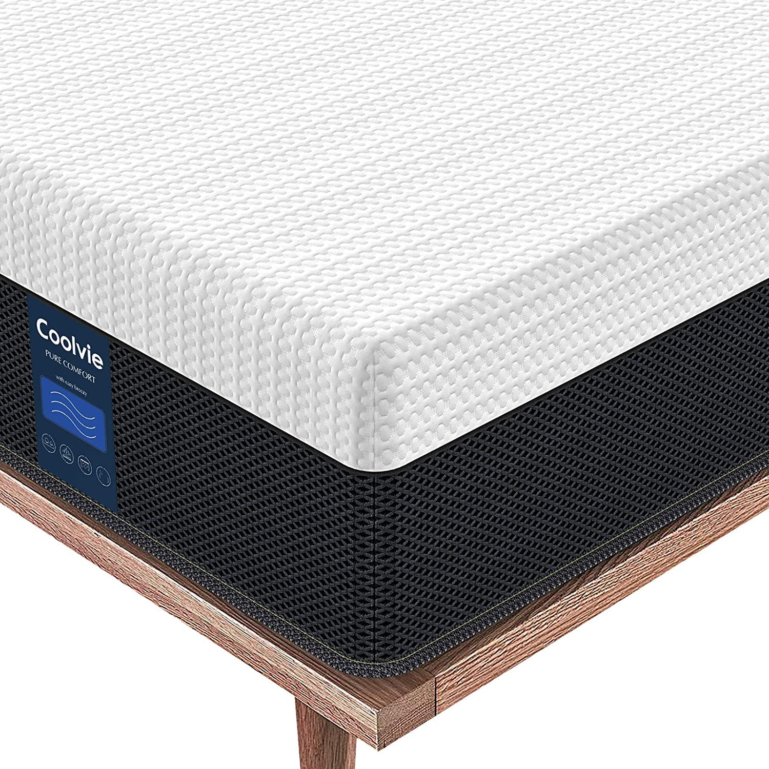 10 Inch Twin XL Mattress Cool Memory Foam Mattress Motion Isolation Pocket Innerspring Hybrid