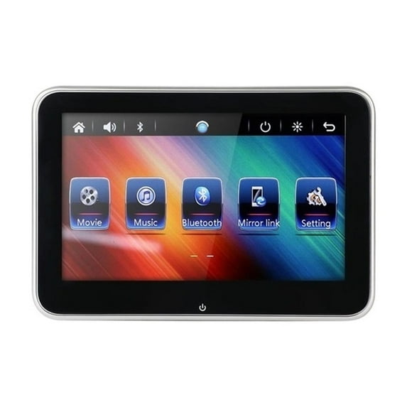 10 Inch Ultra-thin Car Headrest Monitor MP5 Player Link FM HD 1080P Video Screen With USB/SD Multimedia Player