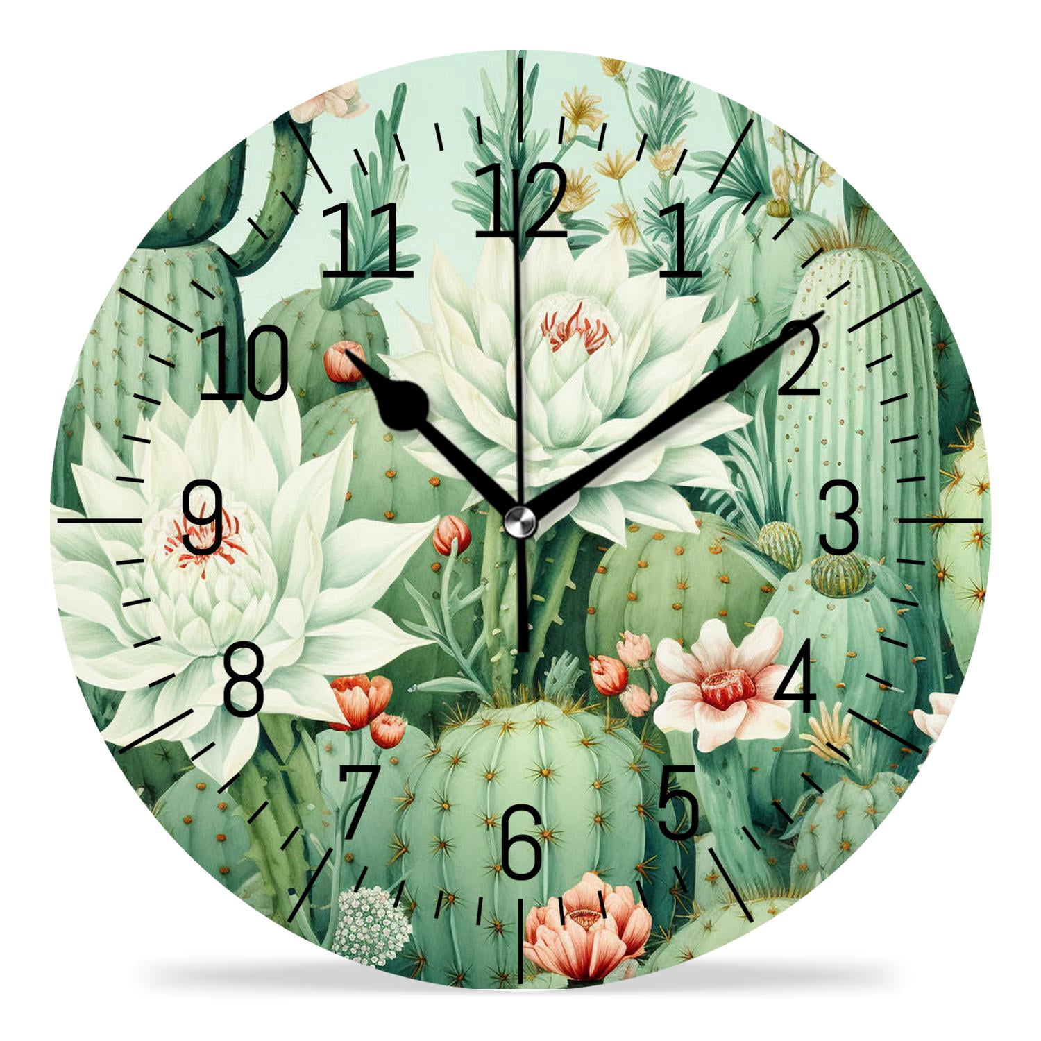 10 Inch Wall Clock Battery Operated Silent Clock Decorative for Office ...