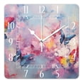 thumbnail image 1 of 10 Inch Wall Clock Battery Operated Silent Clock Decorative for Office, Kitchen, Outdoor, Living Room，Monarch Butterfly Design, 1 of 4