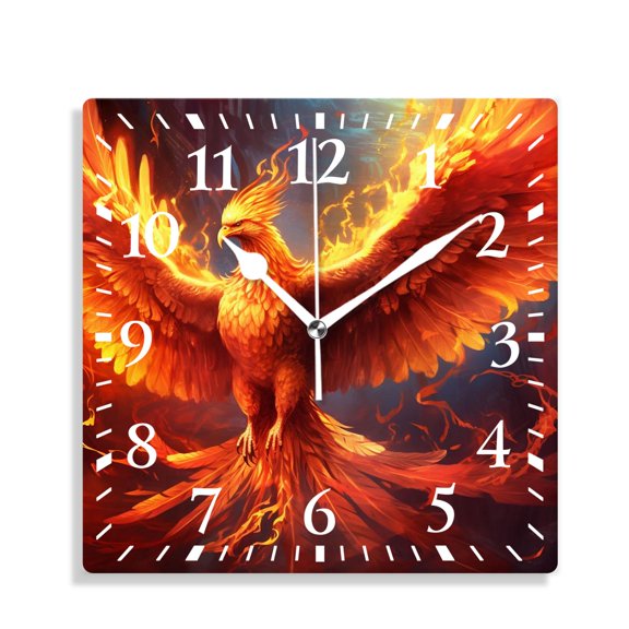 10 Inch Wall Clock Battery Operated Silent Clock Decorative for Office, Kitchen, Outdoor, Living RoomPhoenix Phoenix Image