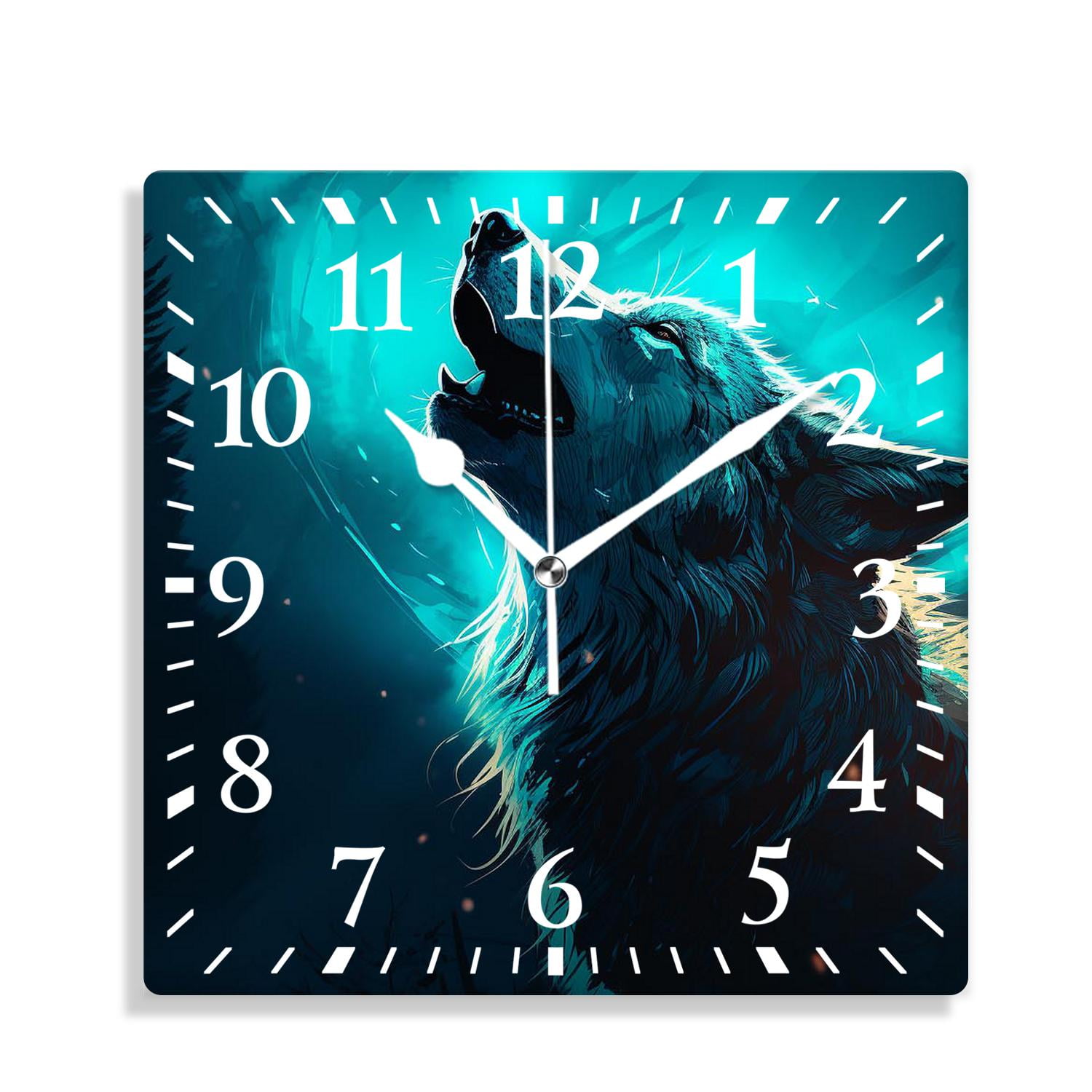 10 Inch Wall Clock Battery Operated Silent Clock Decorative for Office