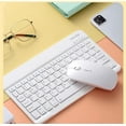 thumbnail image 1 of 10 Inch Wireless Keyboard Set Candy Color Keyboard And Mouse For Laptop Pc Mechanical Keyboard, Compact Form Factor, Tactile Switch With Ergonomic Vertical feel For Notebook PC, 1 of 3
