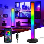 10 Inches RGB Light Bars, with Multiple Placement Options, 10 Million Colors Changing LED Lamp with App Control, Music Sync Mood Lighting for Living Room, Game House Decoration, 1 PACK