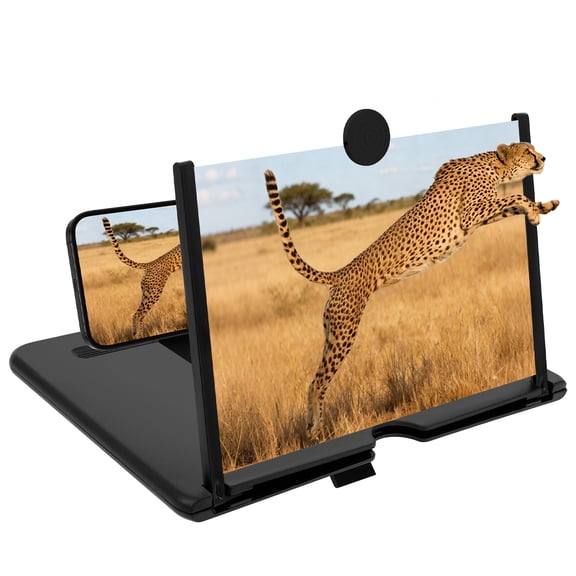 10 Inches Screen Magnifier for Watching Movie High Definition Foldable Phone Screen Magnifier for Home Traveling Camping