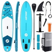 10ft Inflatable Stand up Paddle Board 6 Thick SUP with Accessories, Double Action Pump