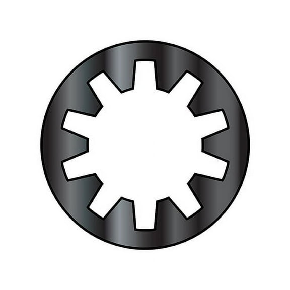 #10 Internal Tooth Lock Washer Black Zinc (Pack Qty 10,000) BC-10WIBZ