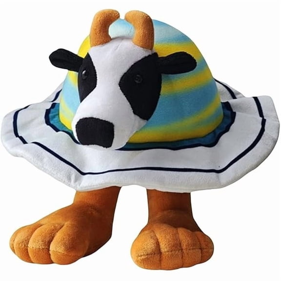 10Italian Brainrot Plush, Strange Animals Stuffed Figure Throw Pillows for Home Decor for Brainrot Fans (La Vaca Saturno Saturnita)