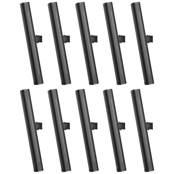 10) JBL COL800-BK 32" Black 70V Commercial Slim Column Wall Mount Array Speakers