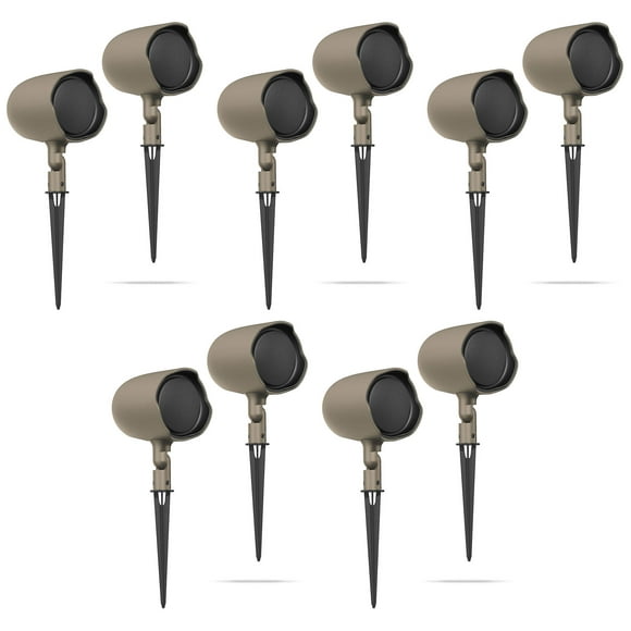 (10) JBL GSF3-TN 3" Landscape Ground Stake or Wall Mount 70v Commercial Speaker