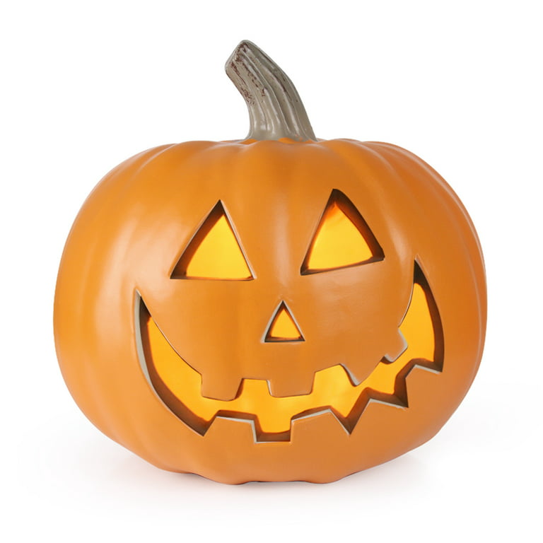 10 Jack O Lantern Halloween Pre-Lit Pumpkin Lanterns - Indoor & Outdoor  Decorations for Halloween Party Home Décor 