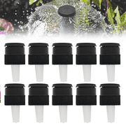 10 Jain Irrigation J-Bubbler-PC Pressure Compensating Umbrella Bubbler 1 GPM Full Circle Pattern, Adjustable Flow Watering Emitter for Trees, Shrubs, Landscapes & Drip Irrigation Systems