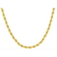 thumbnail image 1 of 10 K 3MM HOLLOW ROPE CHAIN 20", 1 of 6