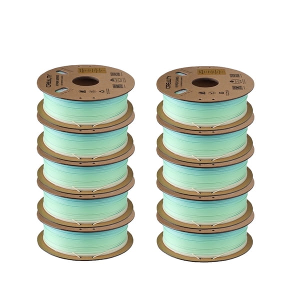 10 KG Creality Hyper Rainbow PLA 3D Printing Filament High-speed 1.75mm Vibrant Short & Long Gradients 3D Printer Filaments-Multicolor
